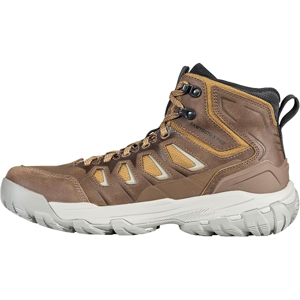 Chaussures De Randonnée Oboz Sawtooth II Pour Homme - Taille 11.5 Large (Wide) - Couleur Tan - Occasion