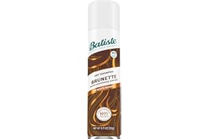 Batiste Dry Shampoo for Brunette Hair, Refresh Hair and Absorb Oil Between Washes, Waterless Shampoo for Added Hair Texture and Body, 5.71 oz
