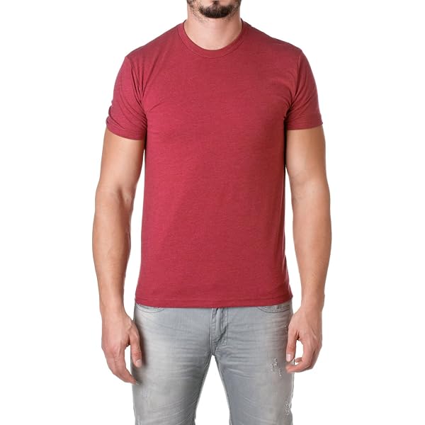 NEXT LEVEL Men's Fitted Tee - 100% Combed Cotton, Super Soft - View #5