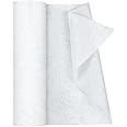 PLANTIONAL Iron-On Fusible Fleece Interfacing: 16.5 Inches x 10 Yards Light Weight Single-Sided Loft Iron On Fusible Fleece White for Sewing Crafting and Home Decor
