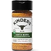Kinder's Organic Santa Maria Rub (Cracked Pepper and Herbs), Premium Quality Seasoning, MSG Free and USDA Certified Organic, 2.6oz