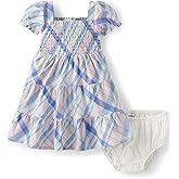 Gymboree Baby-Girls and Newborn Dress with Diaper Cover, 2 Piece Outfit