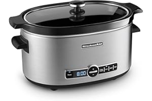 KitchenAid KSC6223SS 6-Qt. Slow Cooker with Standard Lid - Stainless Steel