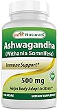 Best Naturals Ashwagandha 500 mg 120 Capsules