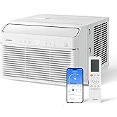 Midea 12,000 BTU Window Air Conditioner with Heat, 550 Sq Ft | Smart Inverter Control, Energy Star Rated, Quiet Operation, Electronic Control, Remote, Heat and Dehumidifier Function
