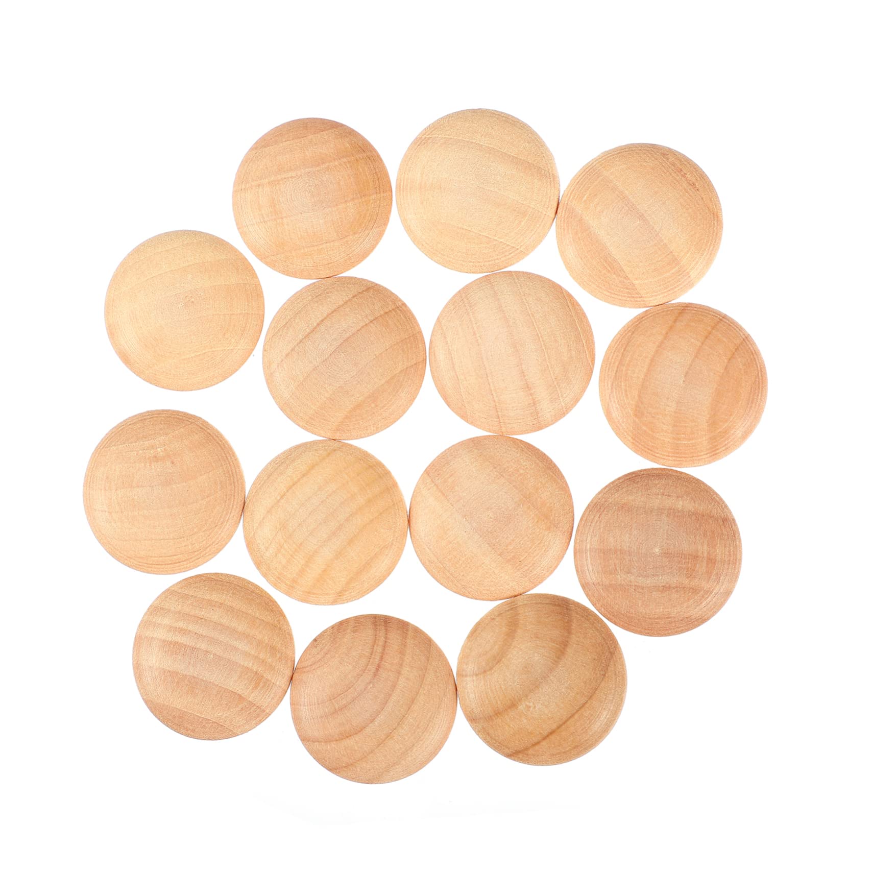 VILLCASE 50PCS Wooden Hole Plug, Screw Hole Plugs Furniture Screw Hole Mushroom Wood Caps Wooden Button Plugs for Furniture (25 * 20mm)