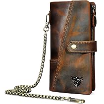IBRO VINTAGE Motorcycle Chain Wallet for Men – Premium