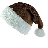 QZMCEAGS Santa Hat Xmas Holiday Hat for Christmas New Year Festive Holiday Party Supplies