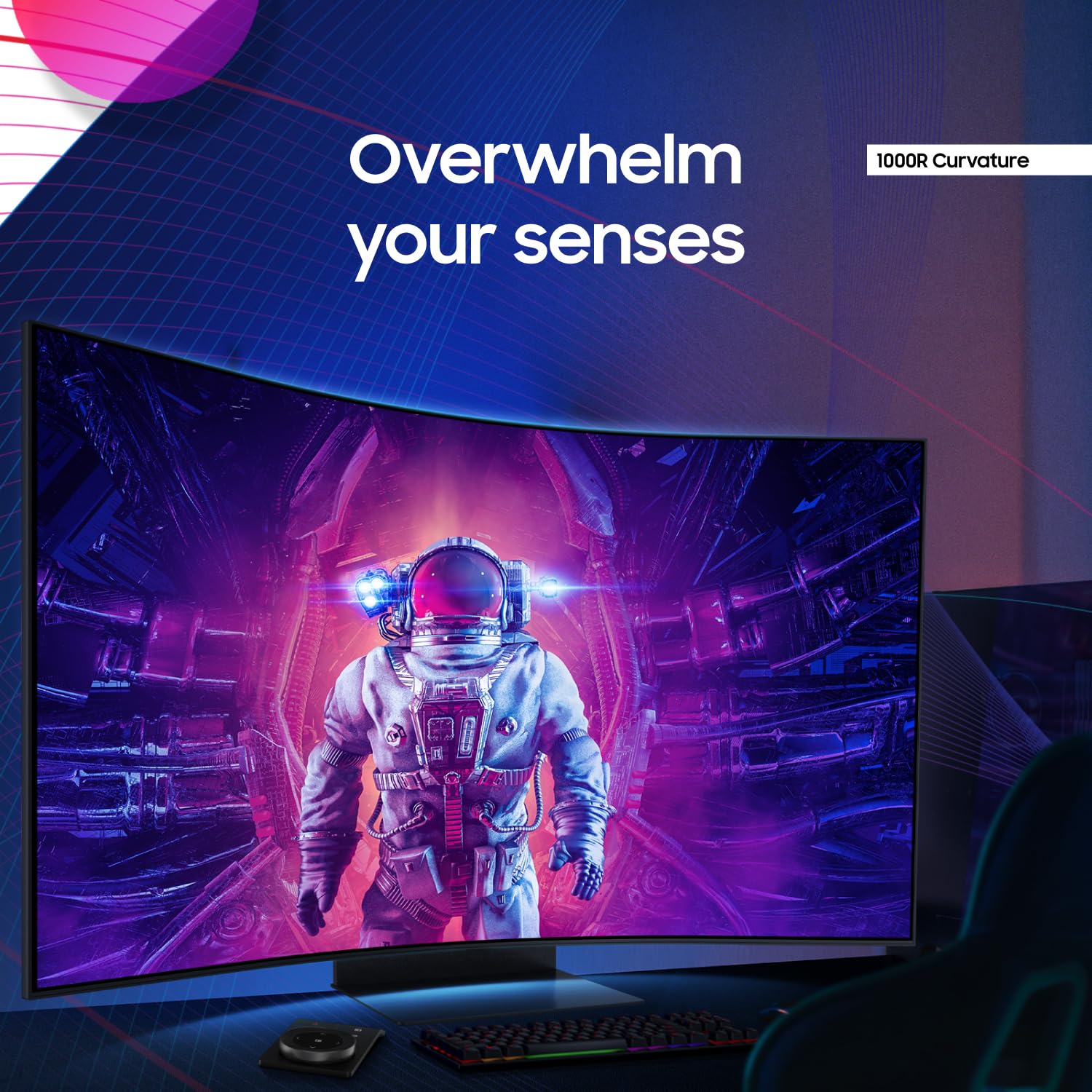 SAMSUNG Curved Gaming Screen