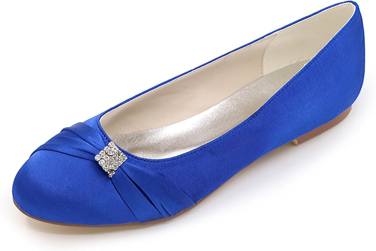 blue flat pumps
