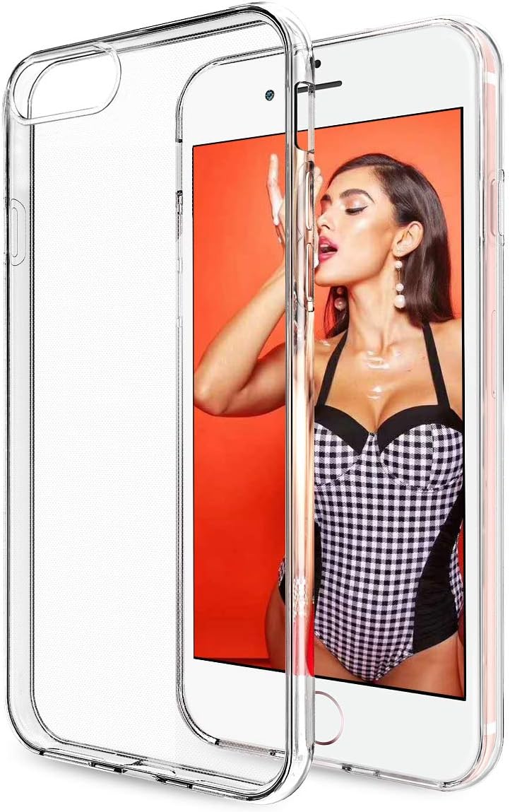 Suzi iPhone 6S Case, iPhone 6 Cover, Ultra Slim Transparent Soft TPU Silicone Cover, Shockproof Back Protective Case for 4.7 inch iPhone 6/6S - Crystal Clear