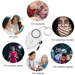 KOSIN Safe Sound Personal Alarm, 8 Pack 140DB