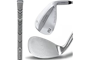 ALVO GOLF Premium Full Face Golf Wedges, Golf Wedge Set, 3 Wedges 52/56/60 Degree,Lob,Gap,Sand Golf Club for Men, Premium Grip, Right Hand