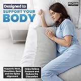 Rohi Orthopaedic V Pillow with Pillowcase Anti Allergy Neck Back Support 70x30 view 5