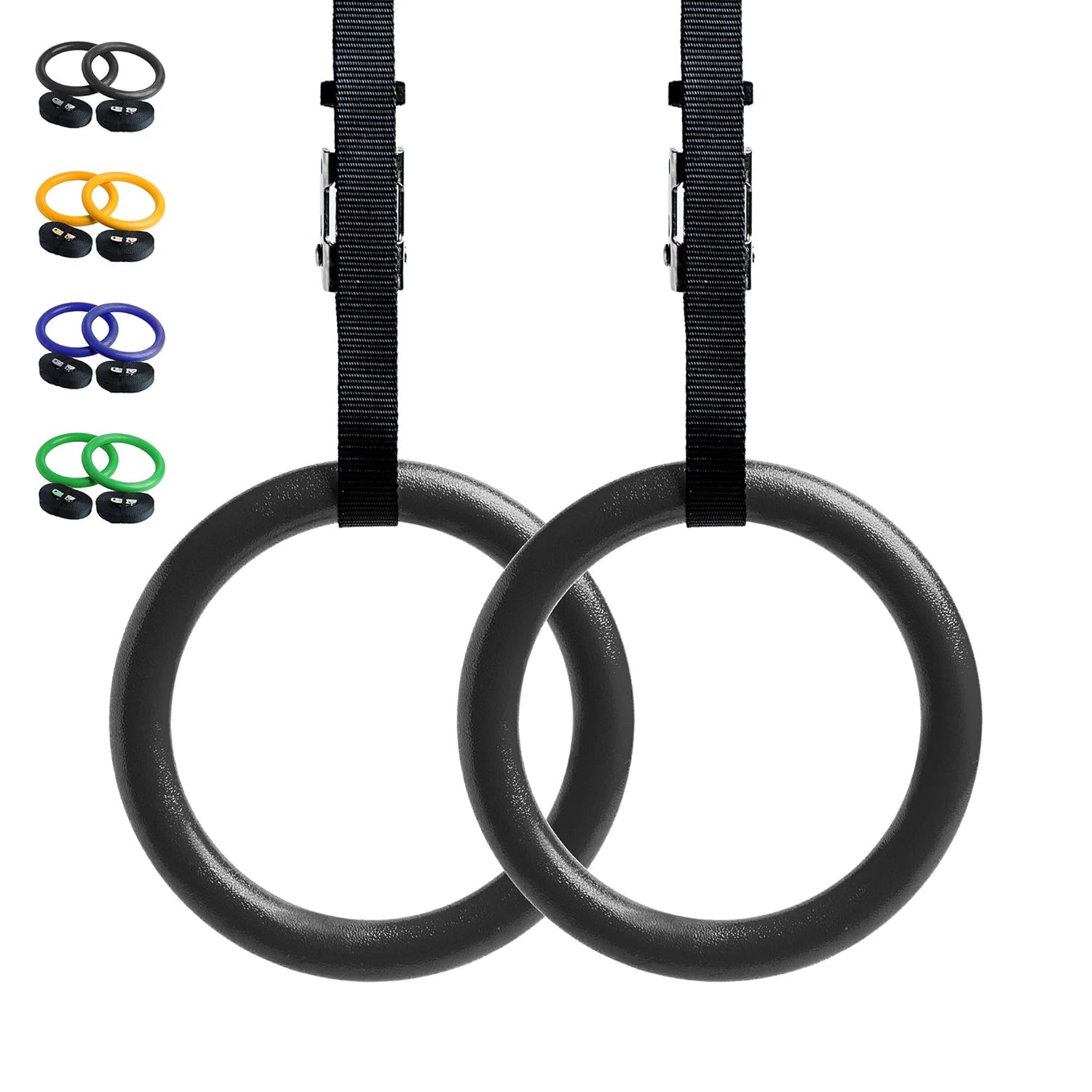 REEHUT Anillas de Gimnasia, Anillas de Deporte con Correas Ajustables