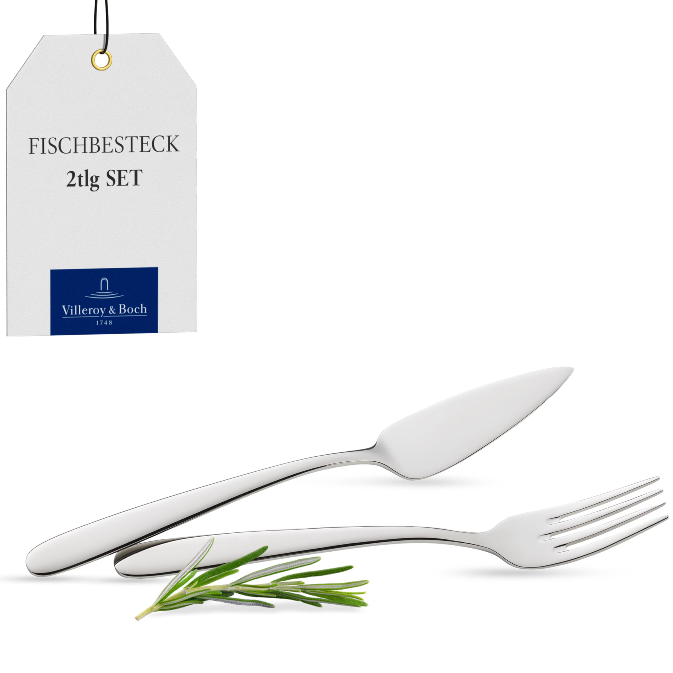 Villeroy and Boch 2-Piece Cutlery Daily Line Fish Kit