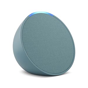 Echo Pop (Ultimo modello) | Altoparlante Bluetooth intelligente con Alexa, compatto e dal suono potente | Verde petrolio