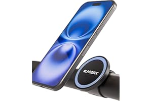 BLAUBECK Bike Mount Stroller Phone Holder for MagSafe - Universal Magnetic Phone Mount for Stroller, Treadmill, Golf Push Cart, Steering Wheel, Peloton Bike & Tread - Exercise Accessories for iPhone