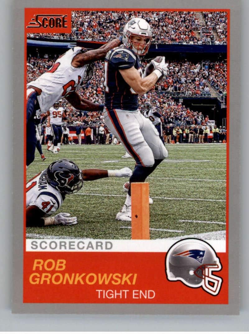 Amazon 2019 Score Scorecard Football 148 Rob Gronkowski New 