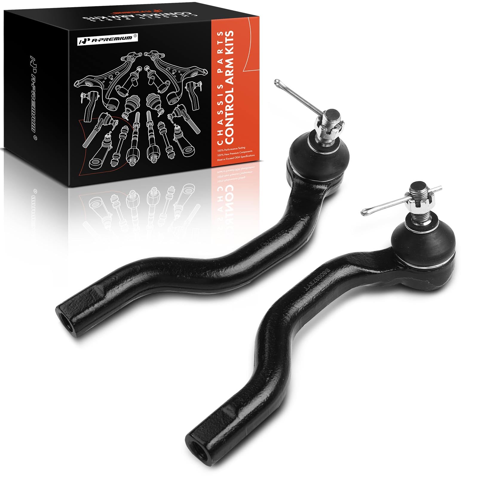 Photo 1 of A-Premium 2 x Front Outer Tie Rod Ends, Compatible with Honda Civic 2006 2007 2008 2009 2010 2011