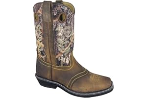 SMOKY MOUNTAIN BOOTS Women Pawnee Western Boots, Color: Brown Oil Distress/Camo, Size: 5.5, Width: M (6360-5.5M)