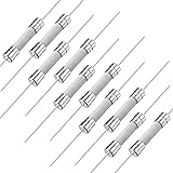 uxcell Fast Blow Fuse Lead Wire Ceramic Fuses 6mm x