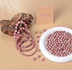 AD Beads Handmade Gemstone Stretch Elastic Bracelet
