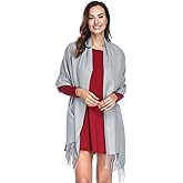 HOYAYO Pashmina Shawl Wraps Cashmere Feel Soft Scarves Evening Dresses Wedding Bridesmaid Scarf for Women Gift Travel Blanket