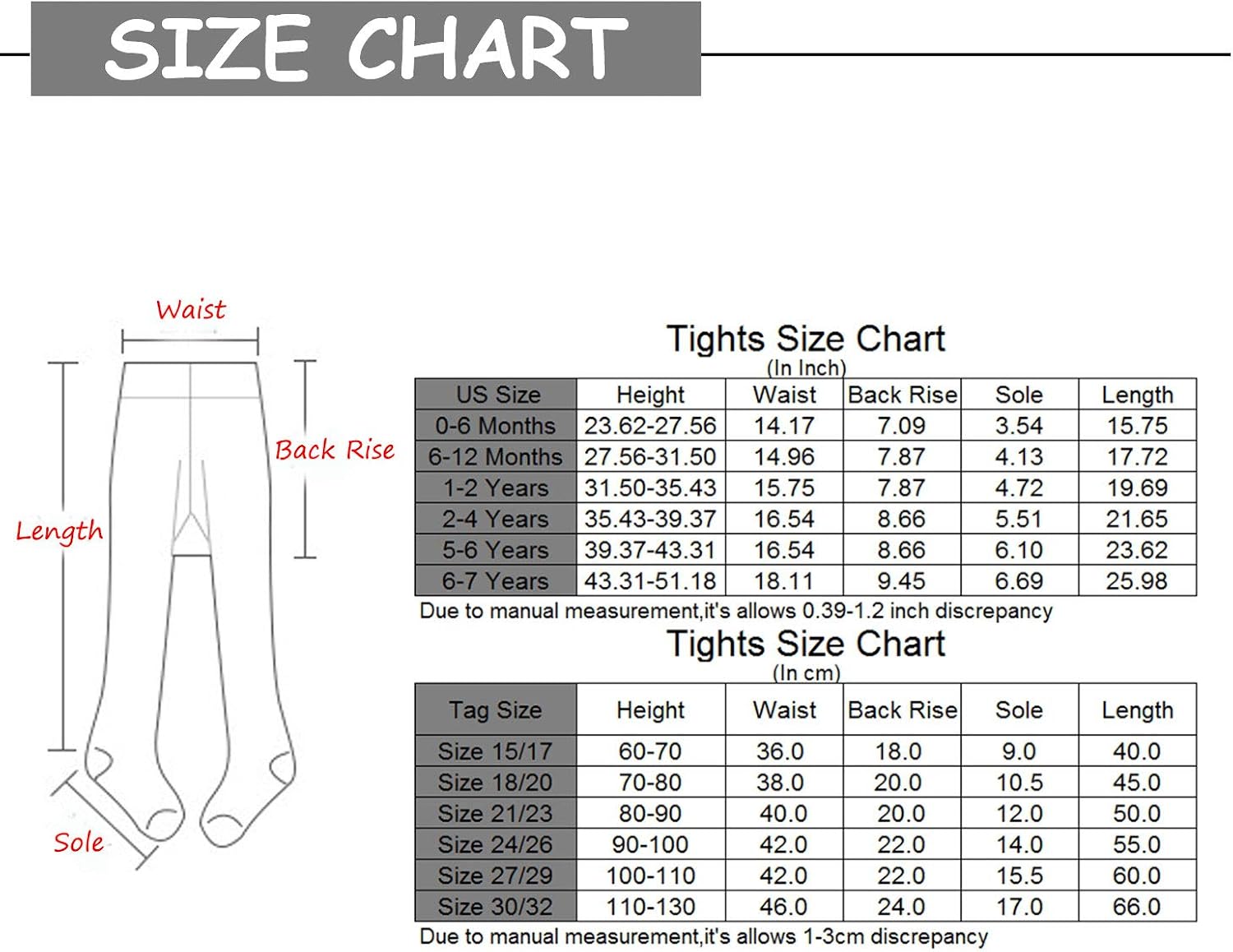 LANBAOSI Cute Baby Girls Knit Tights Infant Leggings Newborn Footed Stocking Pants: Clothing