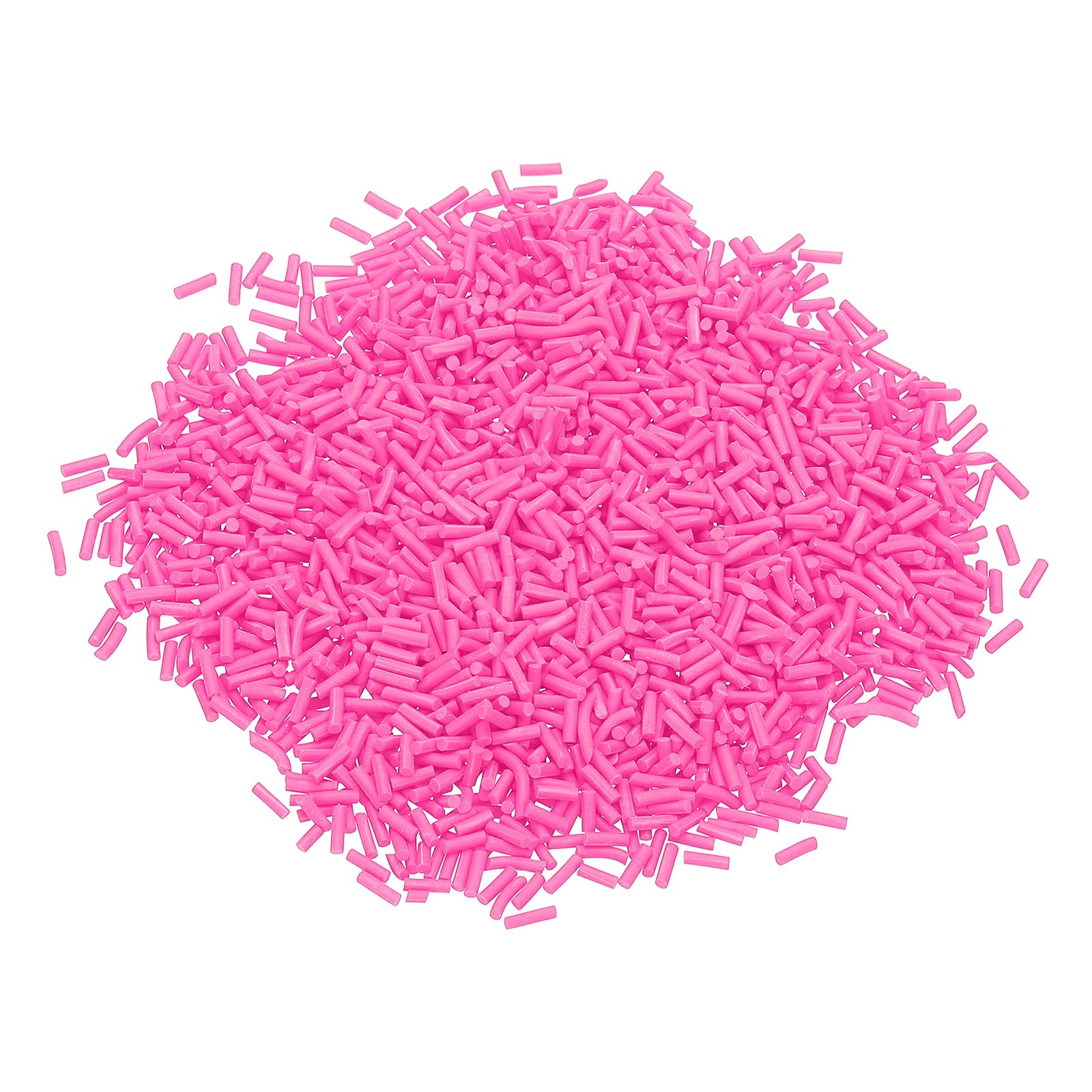 PATIKIL 100g Fake Sprinkles, Faux Sprinkles Clay Sprinkles Sugar granules for Nail Art DIY Crafts Cake Phone Case Resin Nail Art Slices Polymer Slices, Rose red