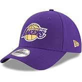 New Era Unisex-Adult NBA The League 9FORTY Basketball Team Color Adjustable Hat Cap One Size Fits All - Los Angeles Lakers - Purple