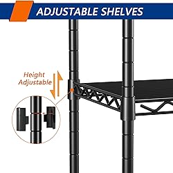 4-Shelf Adjustable Heavy Duty Storage Shelving