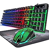 Keyboard and Mouse Gaming LED Wired Combo with