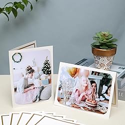 Apprabbr 100 Pcs Photo Folders for 4x6 or 5x7