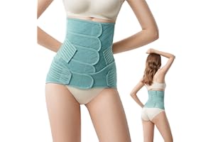 JOYNCLEON Postpartum Belly Wrap - Recovery Support Belt, Adjustable Tummy Control Binder with Pelvic Support, C-Section & Nat