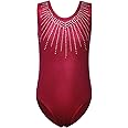 BAOHULU Gymnastics Leotards for Girls Shiny Jewels Kids Athletic Apperal Dance Outfit
