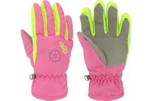 Bluckincle Kids Ski Gloves,Kids Snow Gloves,Kids Gloves Winter,Waterproof Gloves for Boys Girls Toddler Outdoor Ice Skating