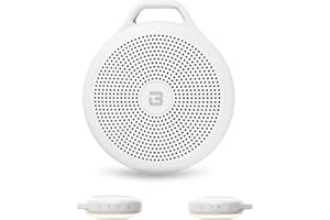 BGOVERSS Portable White Noise Sound Machine for Baby, 20 Soothing Natural Sound with Night Light, Noise Cancelling Sound Machine Baby for Meditation, Volume Control for Sleep Aid, Registry Gift, White Color