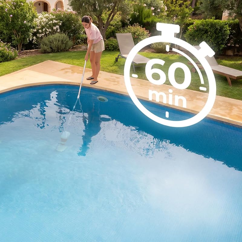 Aspiratore per Piscina Senza Fili Manuale Rockstar Pooldroid 3000