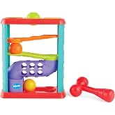 Kidoozie - Pound-A-Ball Tower - Baby Activity Toy for Early Learning | Hammer the balls down the tower &amp; watch them race out - whack-and-track play that builds coordination &amp; delight
