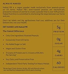 Naked 1.5 LB Powdered Peanut Butter from US Farms