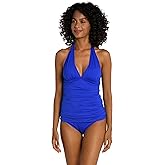 La Blanca Womens Island Goddess Halter Tankini Swimsuit Top