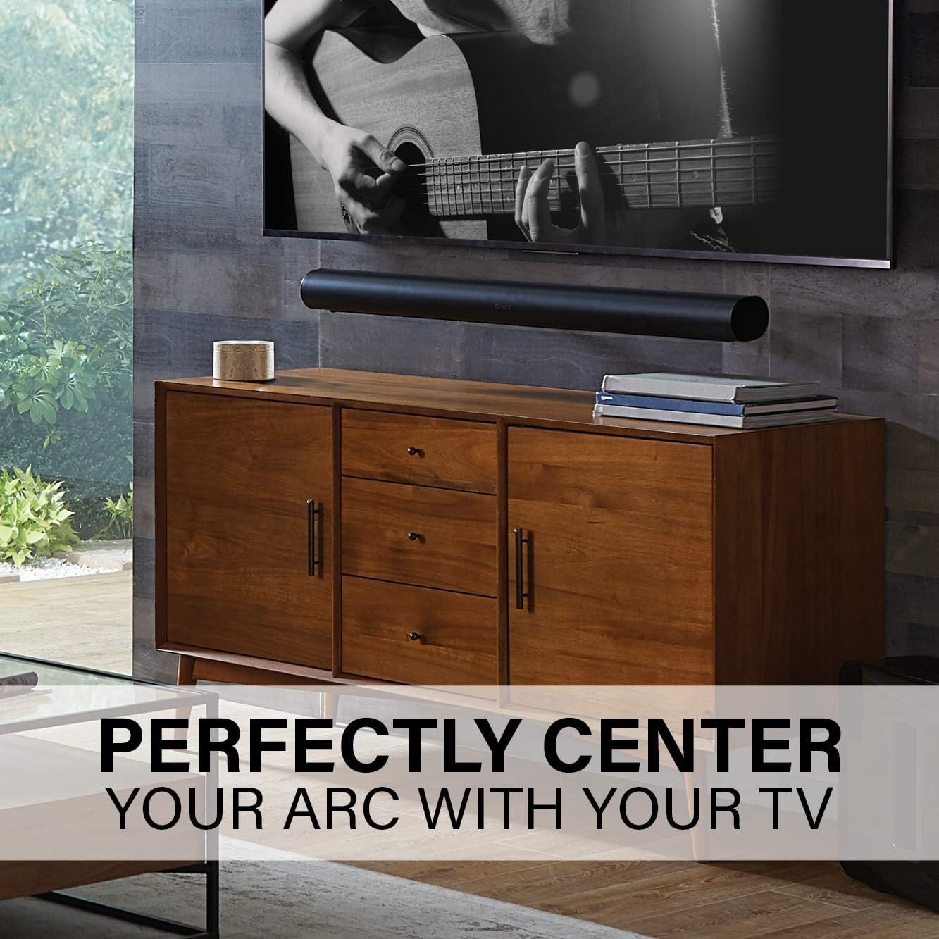 Sanus Extendable Soundbar Wall Mount Designed for Sonos Arc Sound bar - Image 4