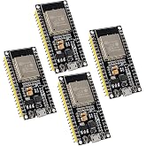 Alinan 4pcs 38Pin ESP32 Development Board ESP-32S Microcontroller Processor Integrated 2-in-1 Microcontroller ESP32 Chip CP2102 WiFi NodeMCU-32S