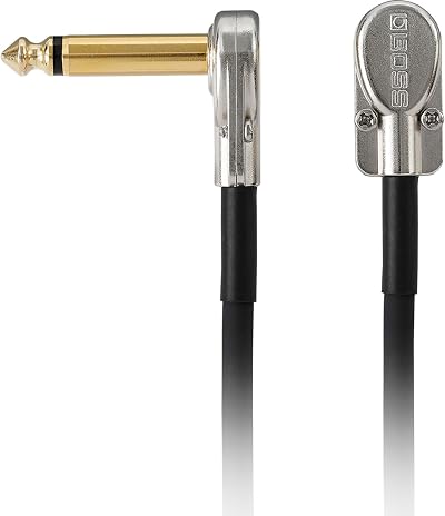 BOSS Bpc-18 18in Patch Cable with Slimline Pancake Plugs for Pedalboards