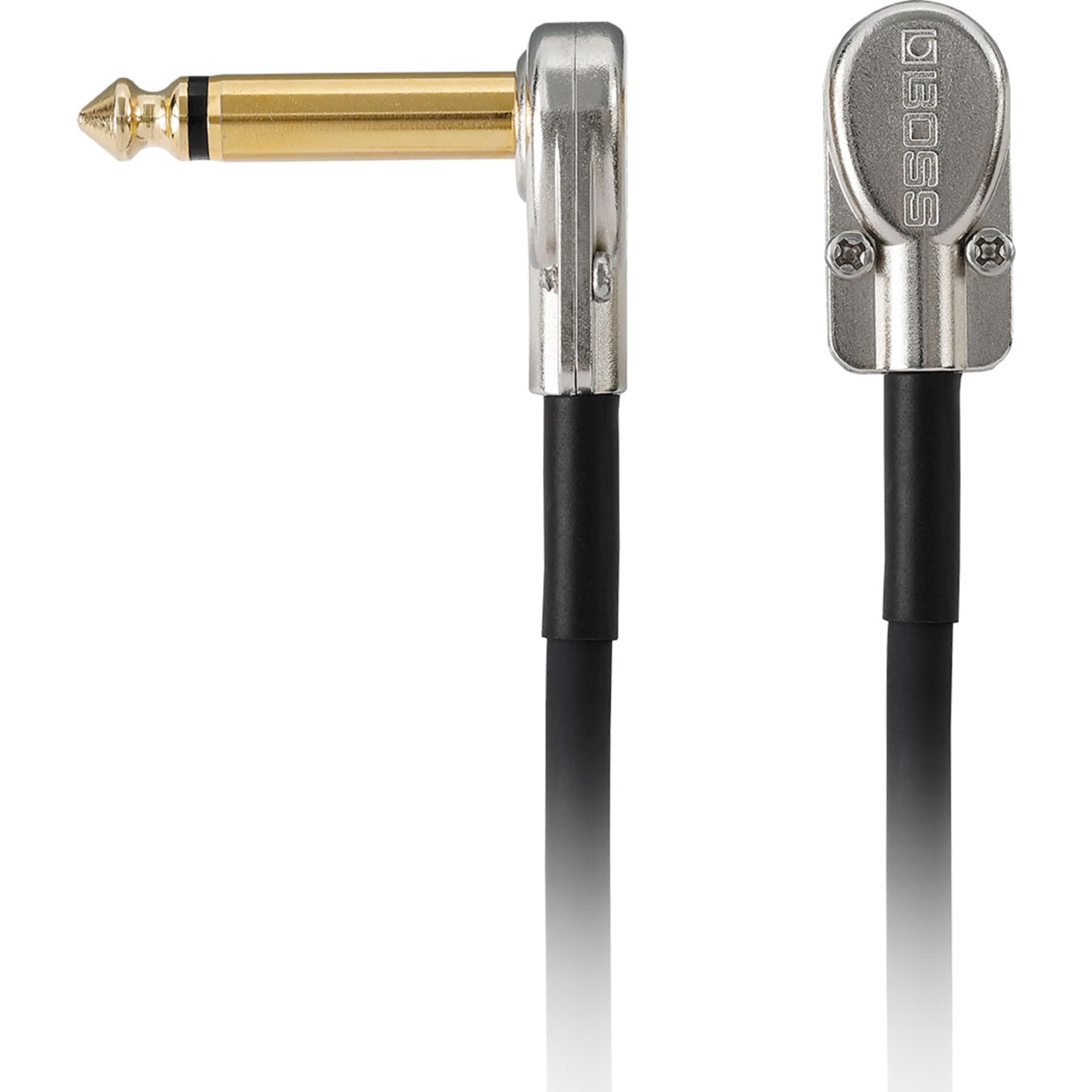 BOSS Bpc-18 – 18In/45Cm Length – Space-Saving Pedal Patch Cable with Slimline Pancake Plugs for Pedalboards