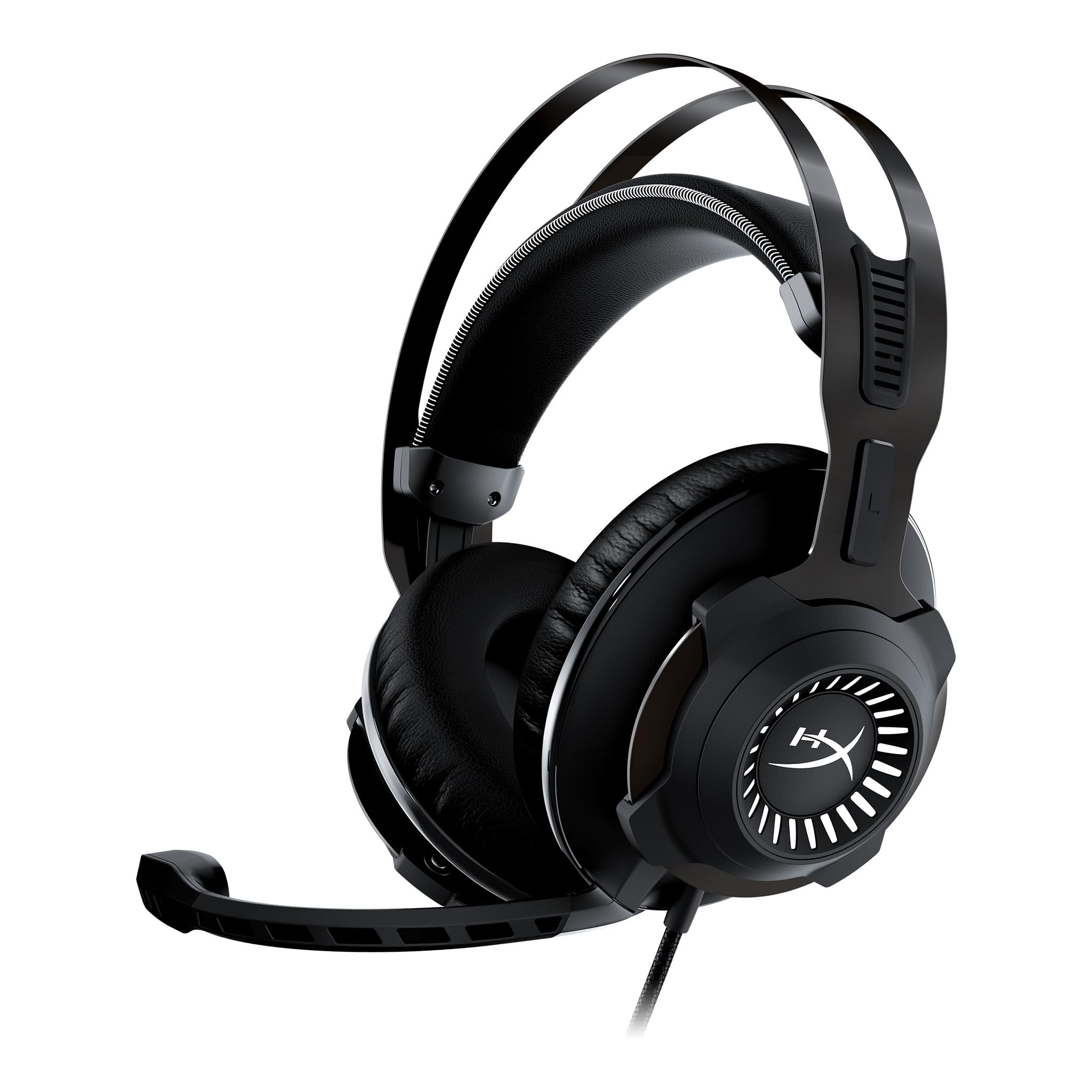 HyperX Cloud Revolver - Gaming Headset with HyperX 7.1 Surround Sound, Signature Memory Foam, Premium Leatherette, Steel Frame, Detachable Noise-Cancellation Microphone