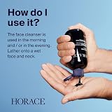 HORACE Face Wash for Men Purifying Gel 200 ml Unscented view 4