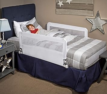 Amazon Com Regalo Hideaway Double Sided Bed Rail Guard With