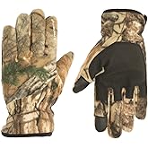 Manzella Mens Lakewood Fleece Water Resistant Hunting Cold Weather Gloves